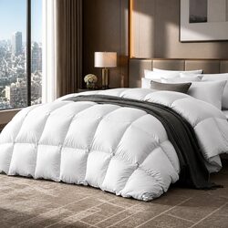 Practical King Size Goose Down Feather Quilt for Your Home