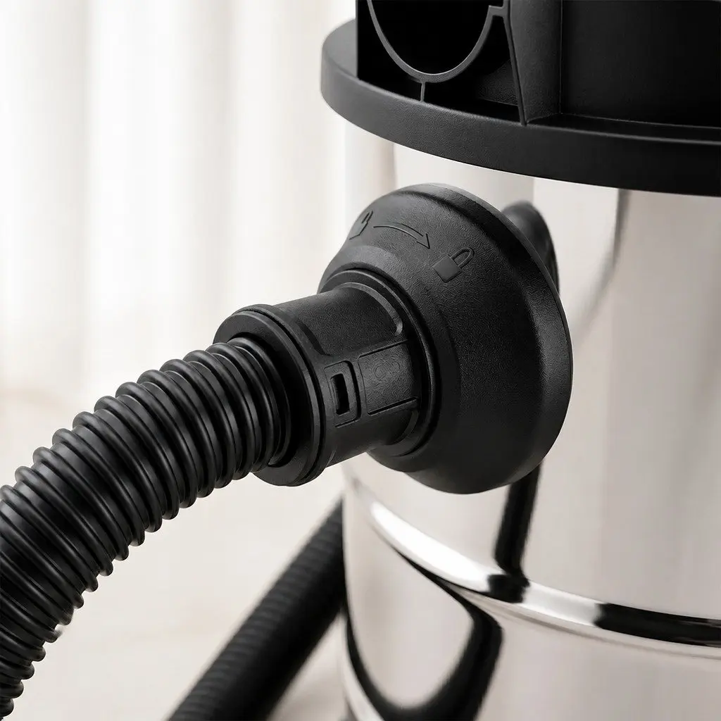 Wet Dry Vacuum Cleaner 30L Stainless Steel 1400W Silver Black Blue