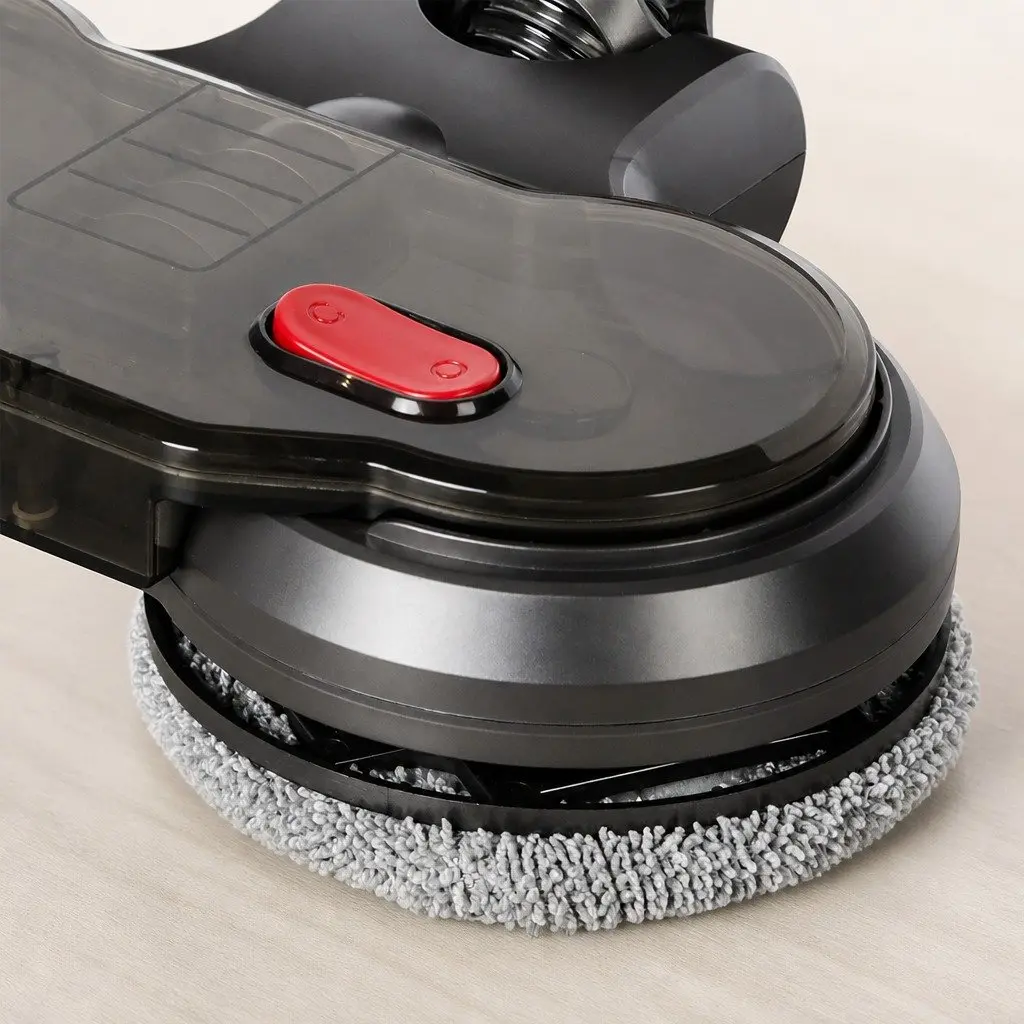 Motorised Mop Head Attachment for Vacuum Cleaner Dual Motor ABS Grey 28cm x 13cm x 5cm