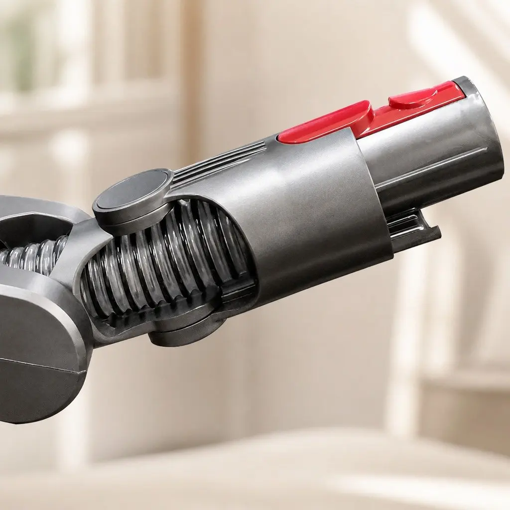 Motorised Mop Head Attachment for Vacuum Cleaner Dual Motor ABS Grey 28cm x 13cm x 5cm