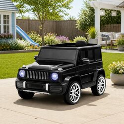 Kids Ride On Car Licensed 12V Electric Toy with Remote Control Black