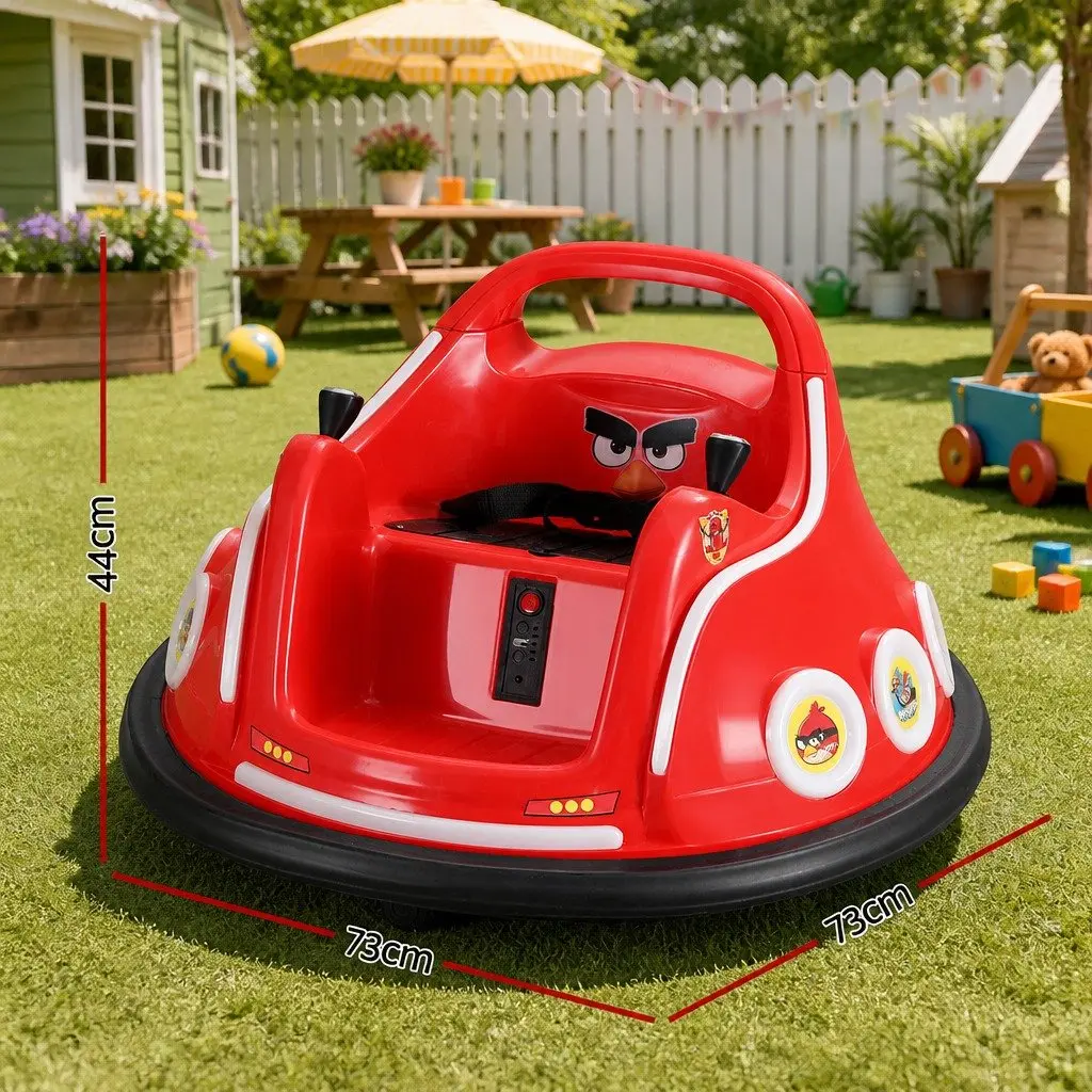 Ride On Bumper Car Electric Joystick Remote Control 6V Red