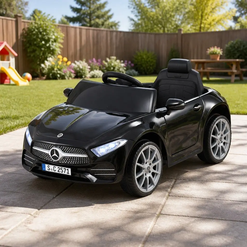 Kids Ride On Car Electric Toy Remote Control Black 3 Years