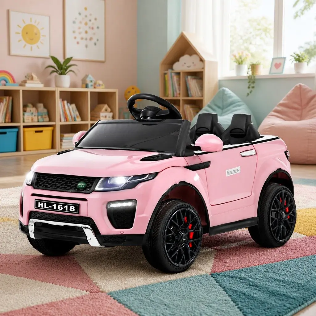 Ride On Car Electric 12V Battery Operated Remote Control Pink