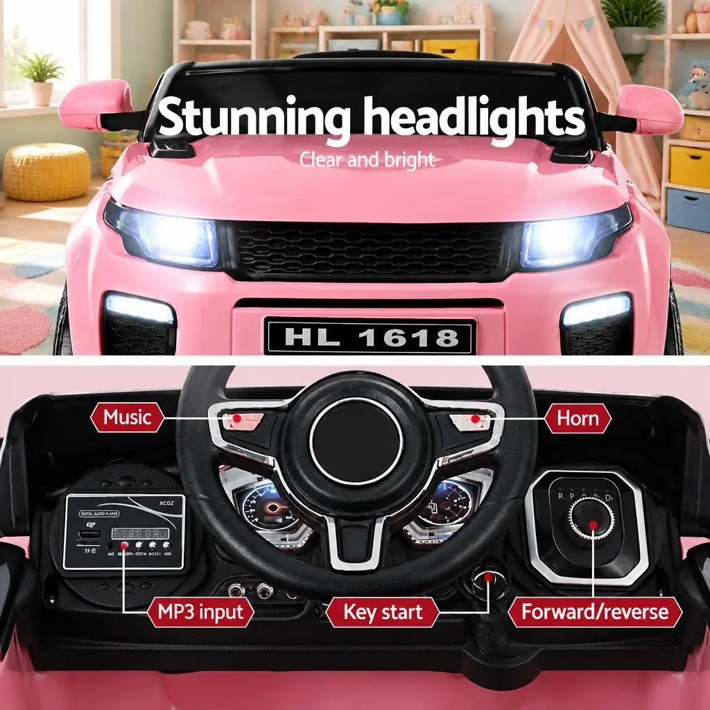 Ride On Car Electric 12V Battery Operated Remote Control Pink