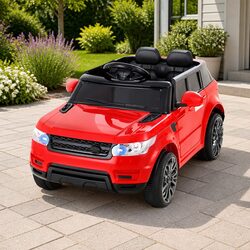 Practical Red Electric Ride On Car for Young Drivers