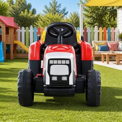Versatile Kids Electric Ride On Tractor for All Ages - Red