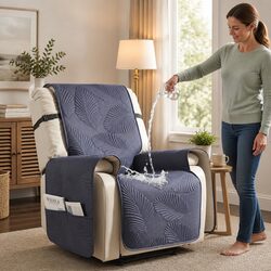 Recliner Chair Cover for Homes with Pets and Kids