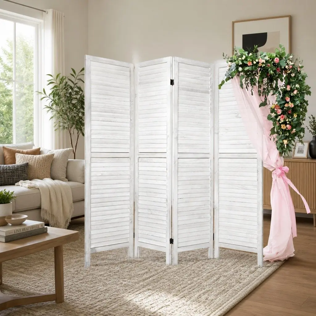 4 Panel Room Divider for Home and Office