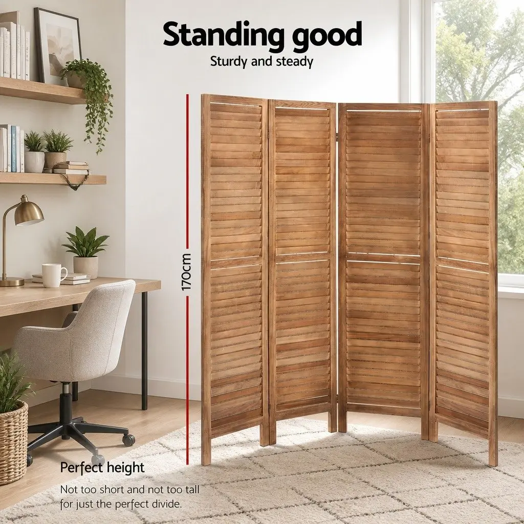 8-Panel Room Divider for Home Use