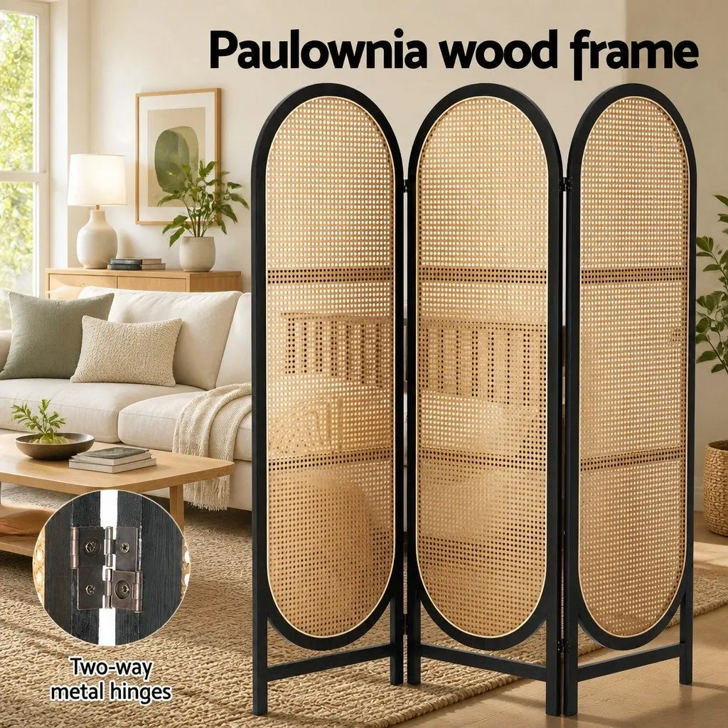 3-Panel Room Divider for Home Use