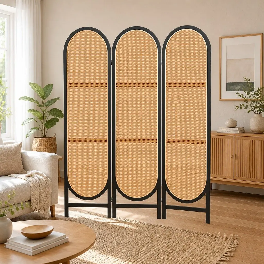3-Panel Room Divider for Home Use
