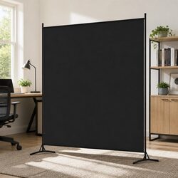 Room Divider Screen 175x180cm Fabric Privacy Partition Home Office Portable
