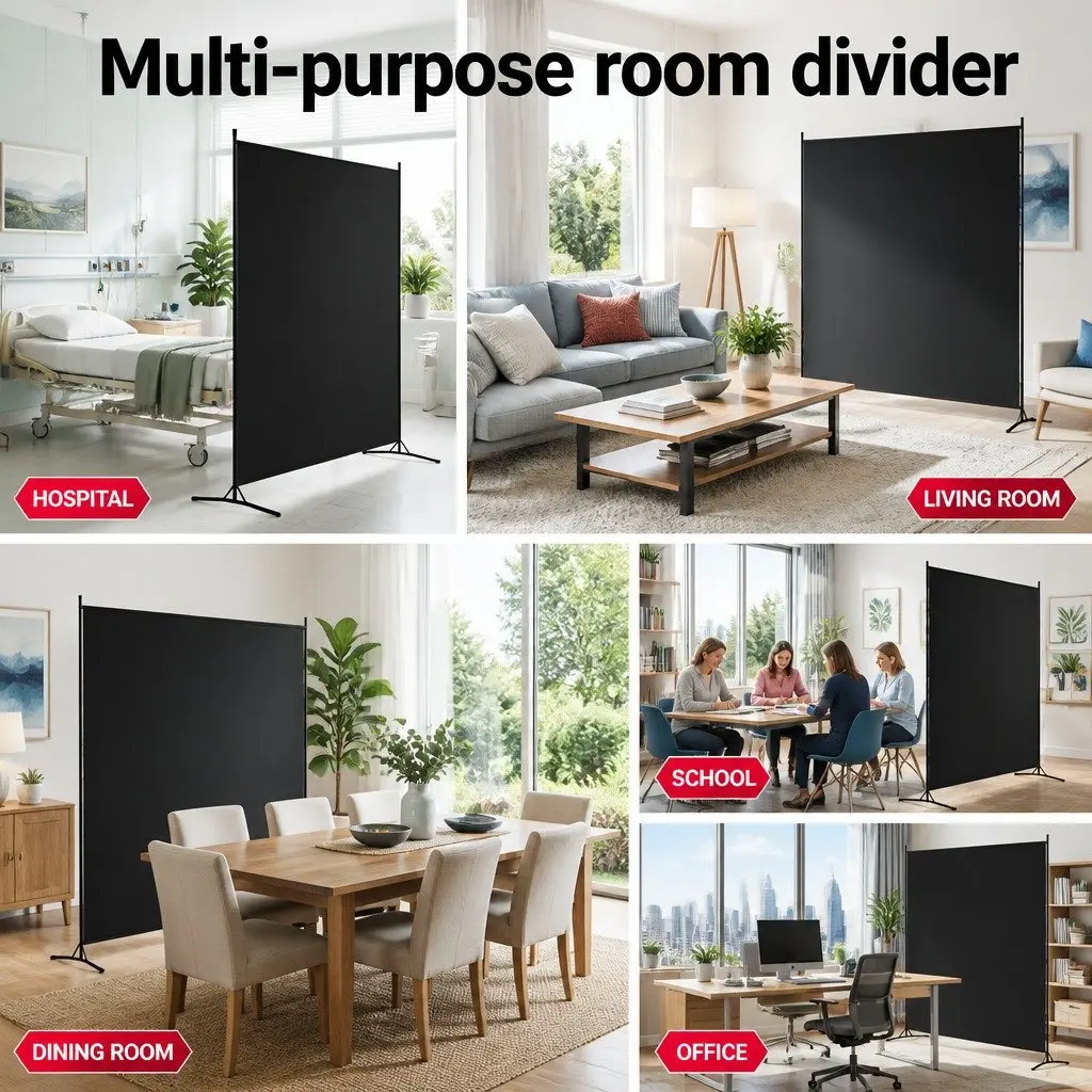 Room Divider Screen for Homes and Offices 175x180cm