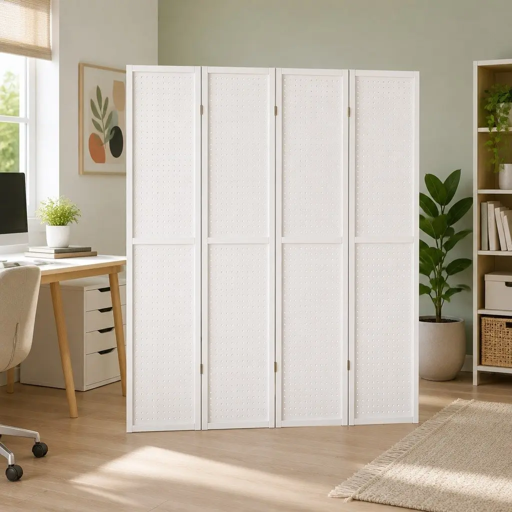 4 Panel Room Divider for Various Spaces