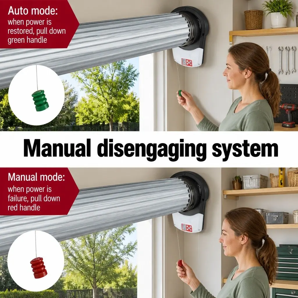 Garage Roller Door Opener 800N Motor 220V AC Remote Control Black or White