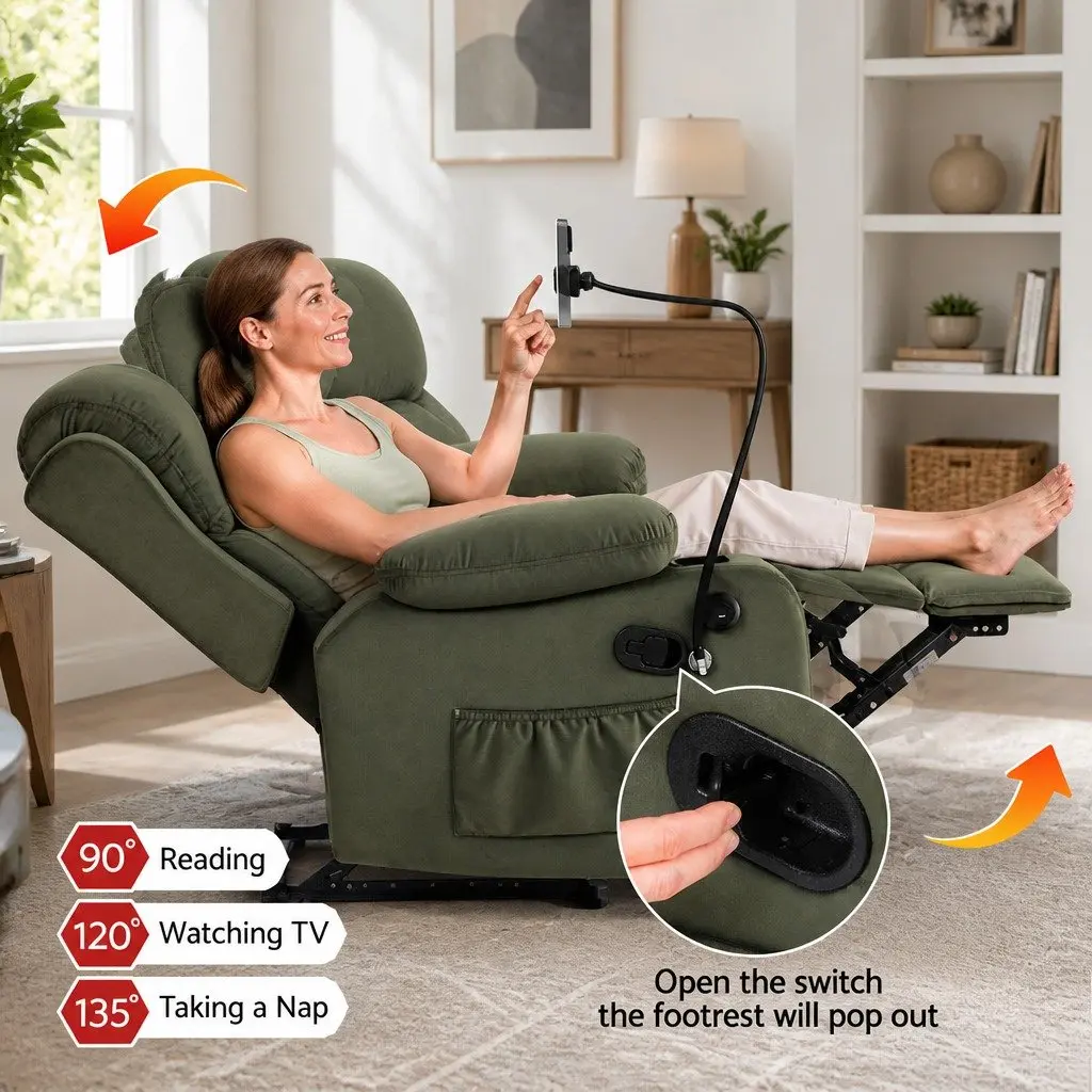 Heated Massage Recliner Chair for Home Use