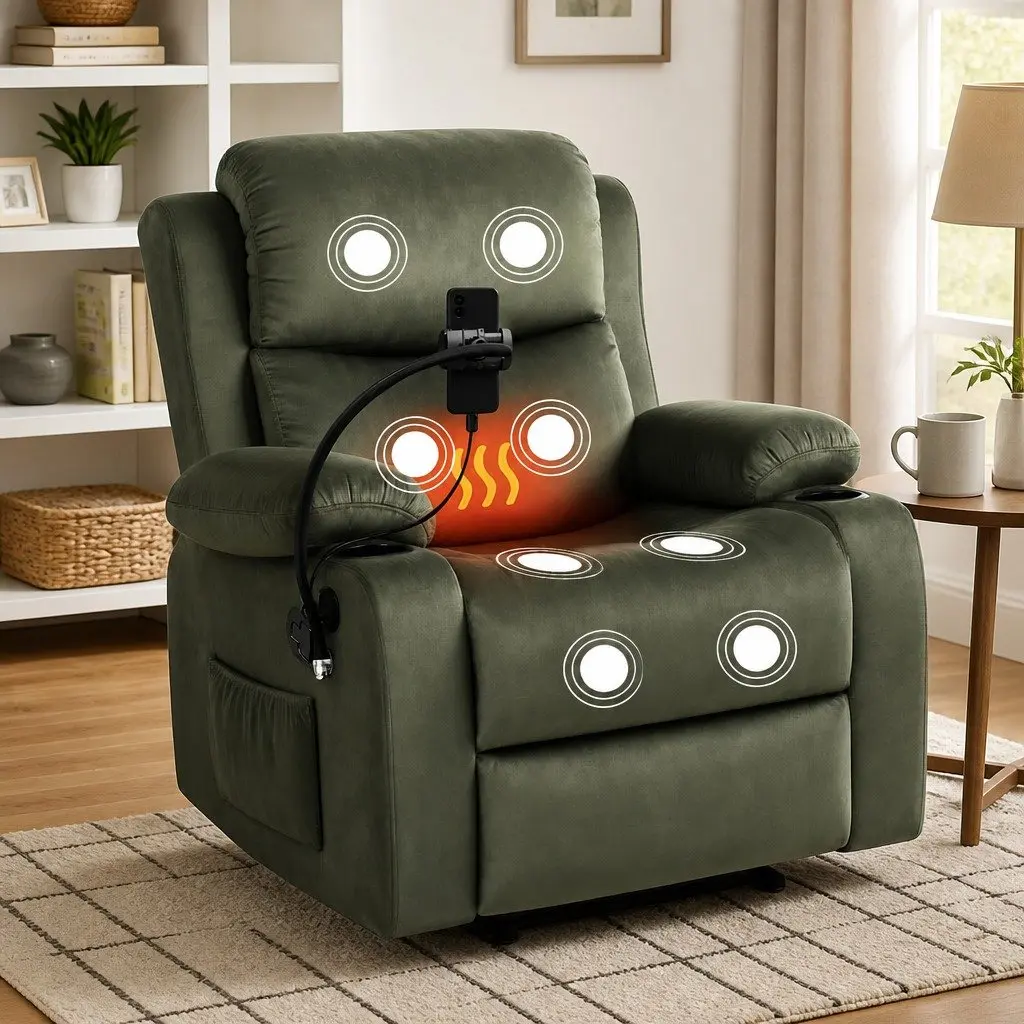 Heated Massage Recliner Chair for Home Use