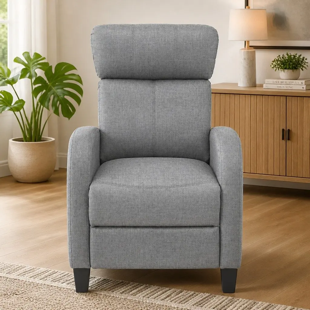 Grey Massage Recliner Chair for Home Relaxation
