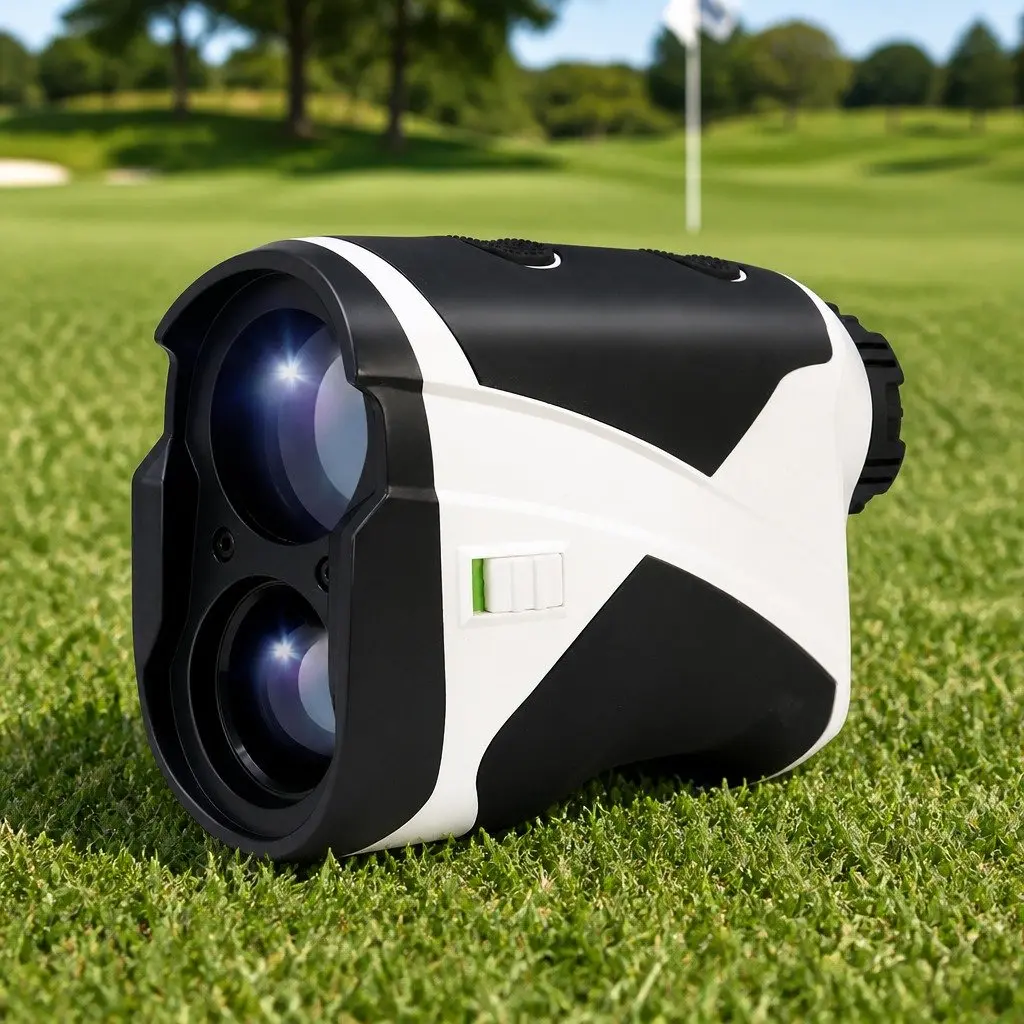 Golf Rangefinder Laser Distance 700M Slope Compensation Vibration Alert White Compact Size