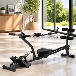 Hydraulic Rowing Machine for Practical Home Fitness
