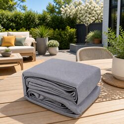 Triangle Shade Sail 5x5x5m Grey Outdoor Sun Shelter Garden Patio Pool Cover