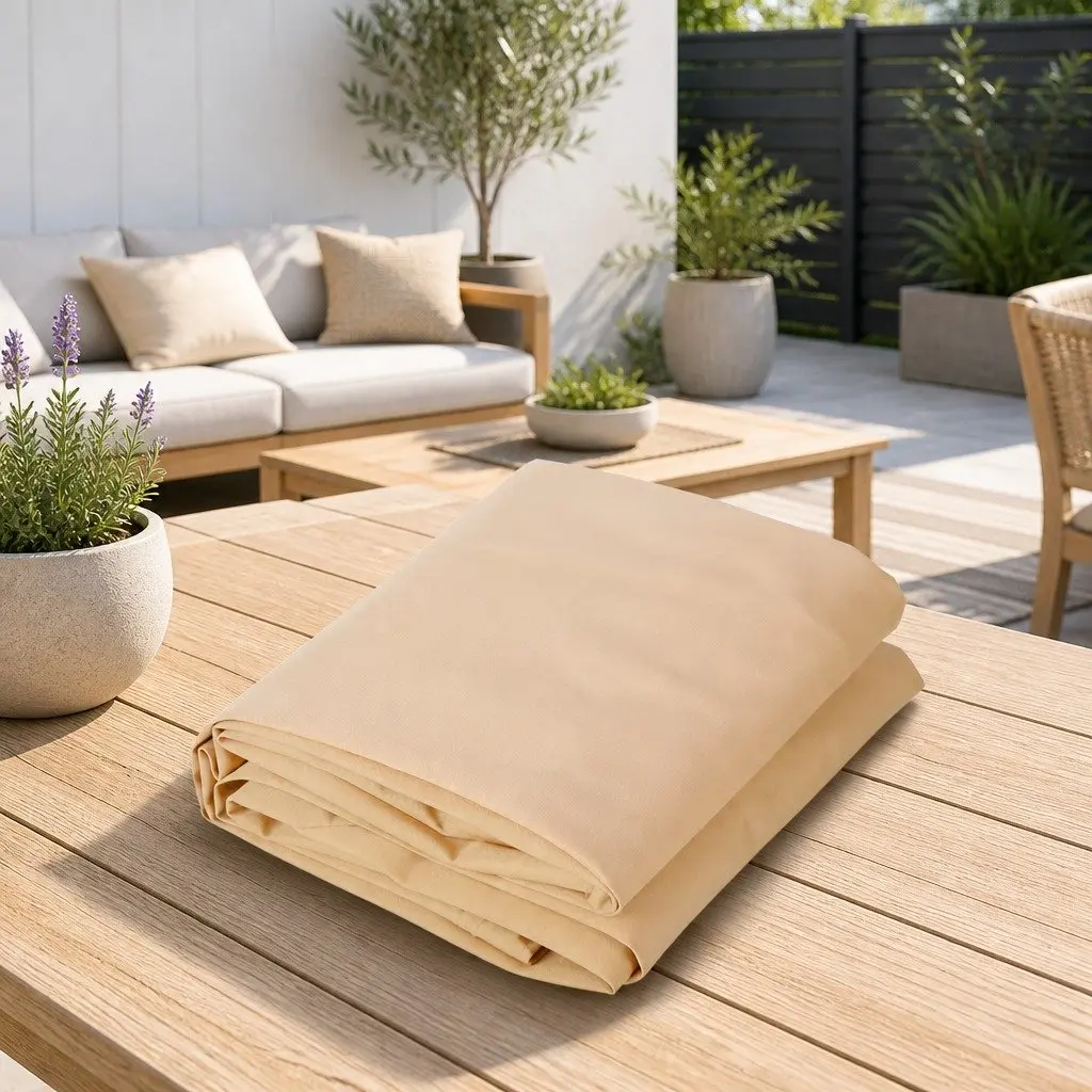 Shade Sail Waterproof Rectangle 3x4m Sand
