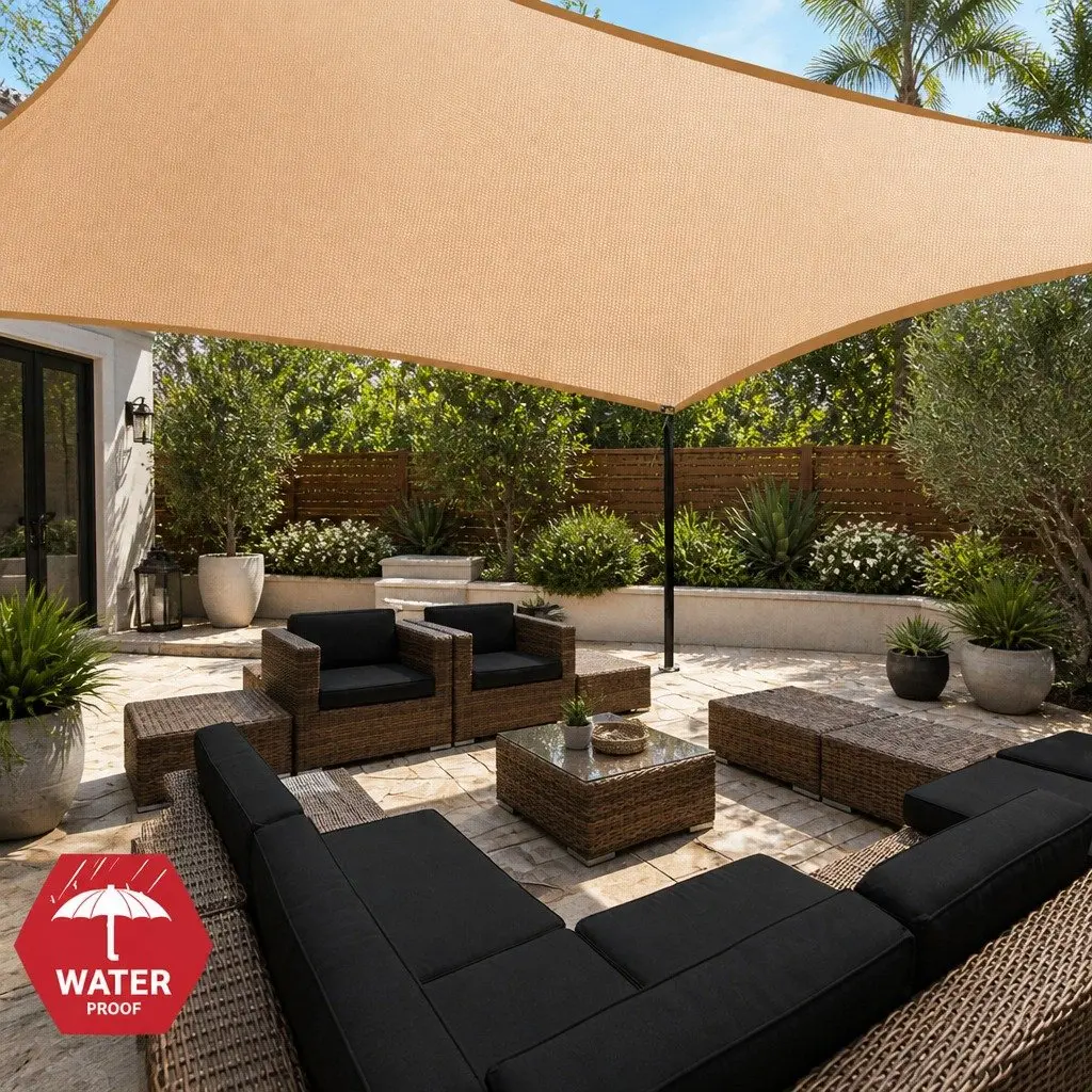 Waterproof Shade Sail for Outdoor Spaces 3x6m