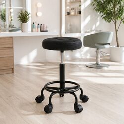 Practical Swivel Stool for Salons and More