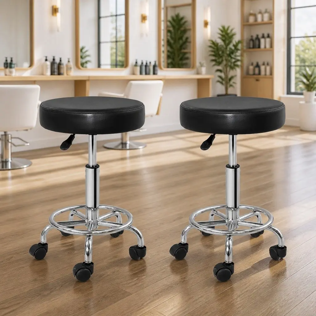 Salon Stools with Swivel Functionality