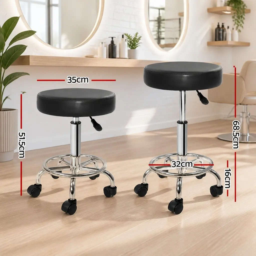 Salon Stools with Swivel Functionality
