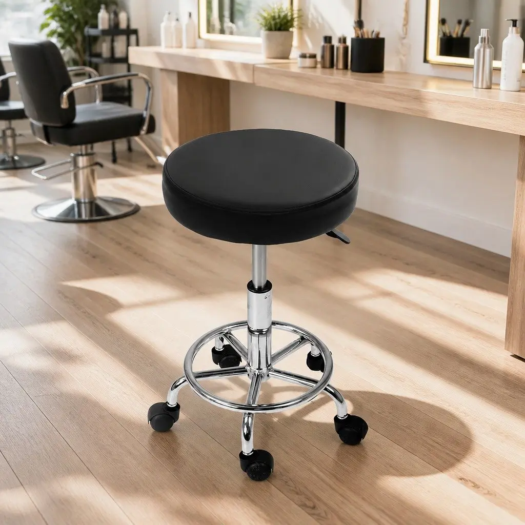 Salon Stools with Swivel Functionality