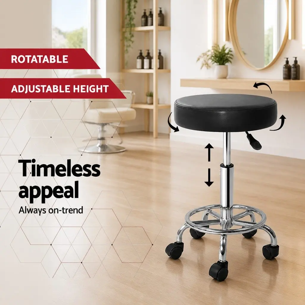 Salon Stools with Swivel Functionality