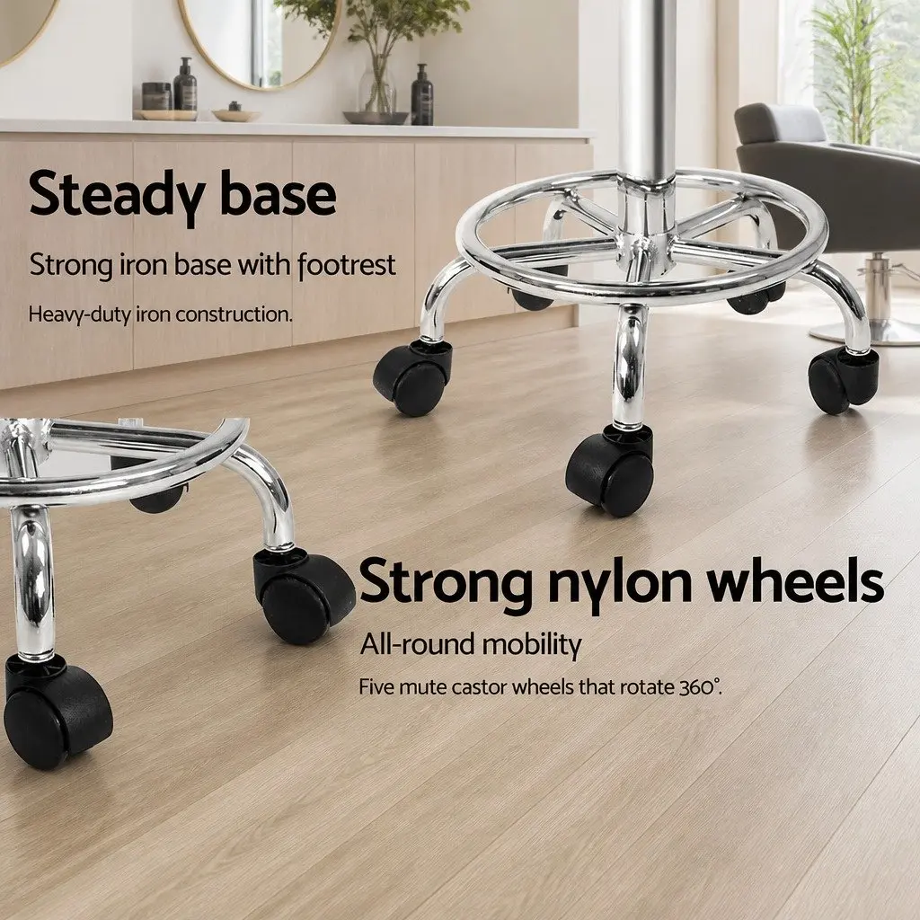 Salon Stools with Swivel Functionality