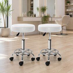 Versatile Round Salon Stools - Perfect for Any Setting x2