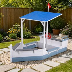 Ideal Boat Sandbox for Outdoor Activities with Your Kids