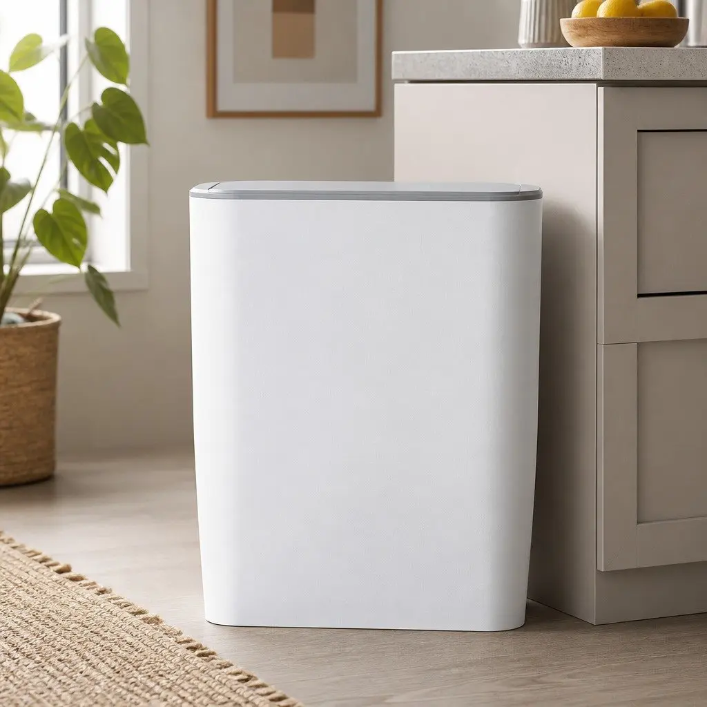 Automatic Rubbish Bin ABS Plastic 9L White