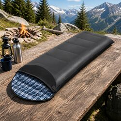 Practical Grey Sleeping Bag for Camping and Hiking