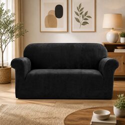 Functional Velvet Sofa Cover for Everyday Use