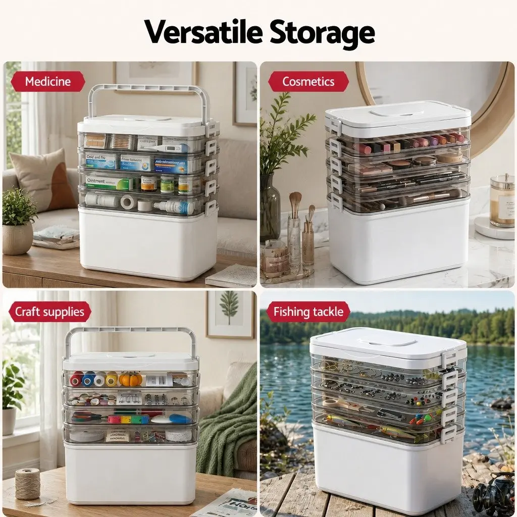 5-Tier Storage Box for Home Organization