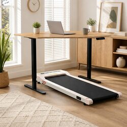 Electric Standing Desk Treadmill Combo 120cm Motorised Height Adjustment