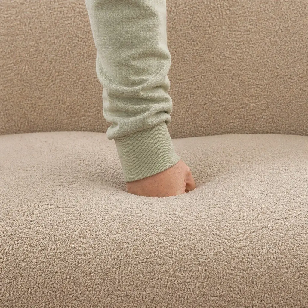 3SeaterLoungeCouchModernGreySherpaFleeceUpholsteredLivingRoomFurniture