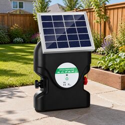 Ideal for Farms: Solar Electric Fence Energiser 20km Range