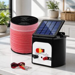 Practical Solar Electric Fence Energiser for Farms and Suburbs