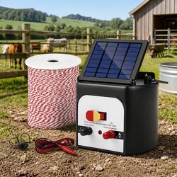 Practical Solar Electric Fence Energiser 8km for Farms