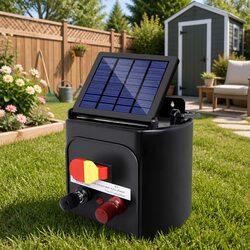 Practical 3km Range Solar Electric Fence Energiser