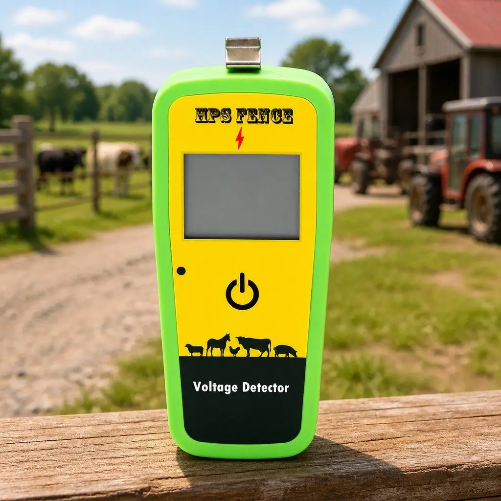 Digital Electric Fence Tester ABS Plastic Green