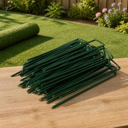 Synthetic Grass Pins 50PCS U-Shape Garden Turf Fixing Landscape Installation