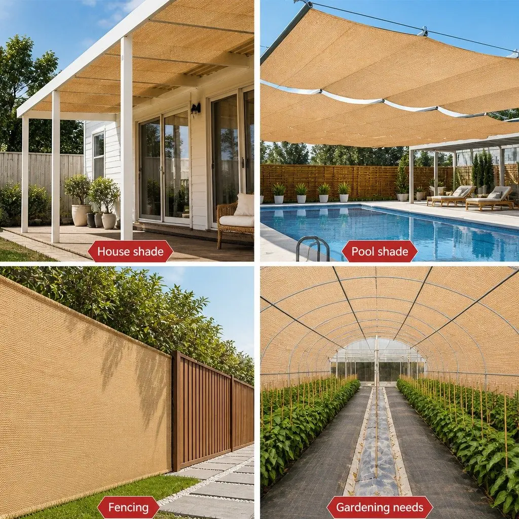 Shade Cloth Roll UV-Stabilised HPDE Mono-Tape 1.83m x 20m Beige