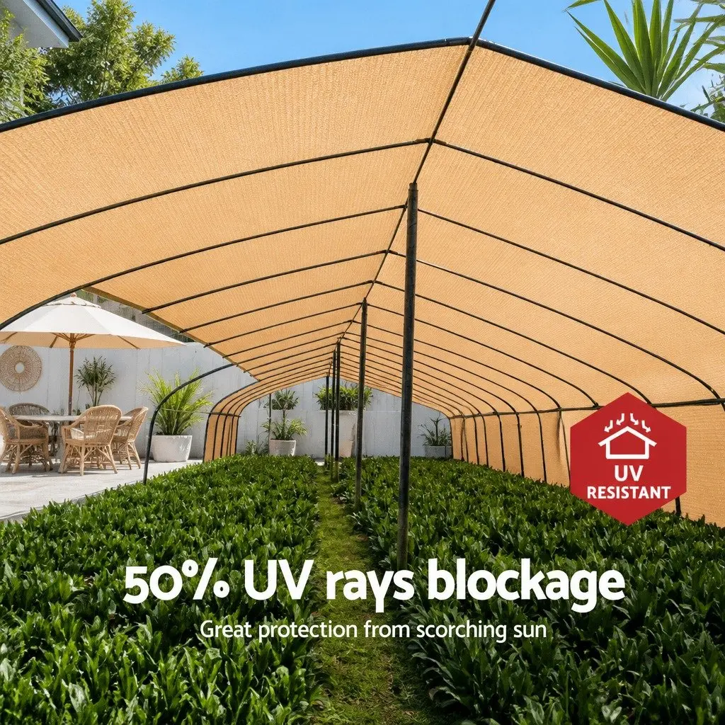 Shade Cloth Roll UV-Stabilised HPDE Mono-Tape 1.83m x 20m Beige